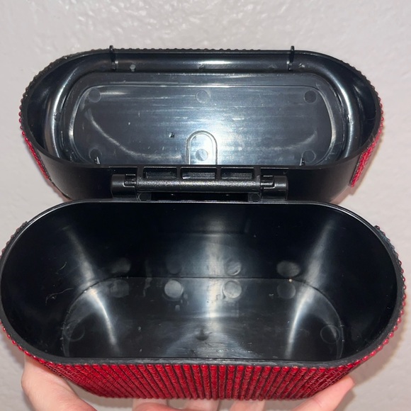 Sparkling red car mini trash can ❤️ - Picture 2 of 3